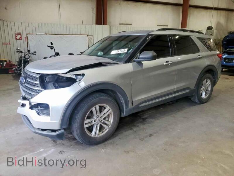 2021 Ford EXPLORER XLT (VIN 1FMSK7DH2MGB40037) — photo 1 of 12, Copart, damage: front end