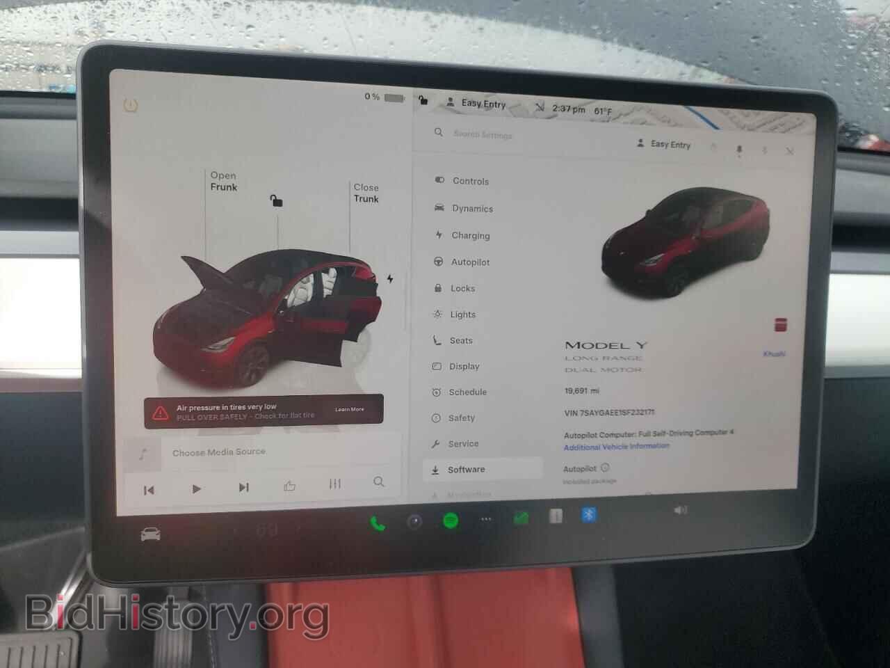 2025 TESLA MODEL Y - VIN: 7SAYGAEE1SF232171 - Фото 9