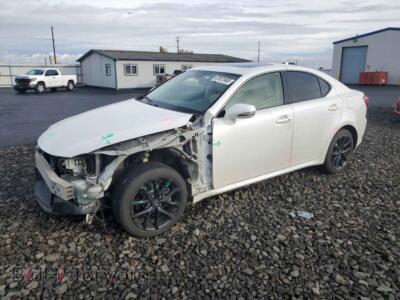 2012 Lexus IS 250, white — VIN JTHCF5C25C5057533, Copart