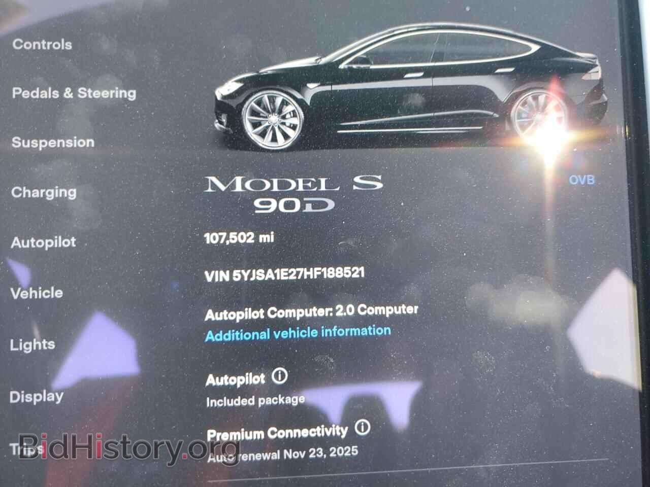 2017 TESLA MODEL S - VIN: 5YJSA1E27HF188521 - Photo 9