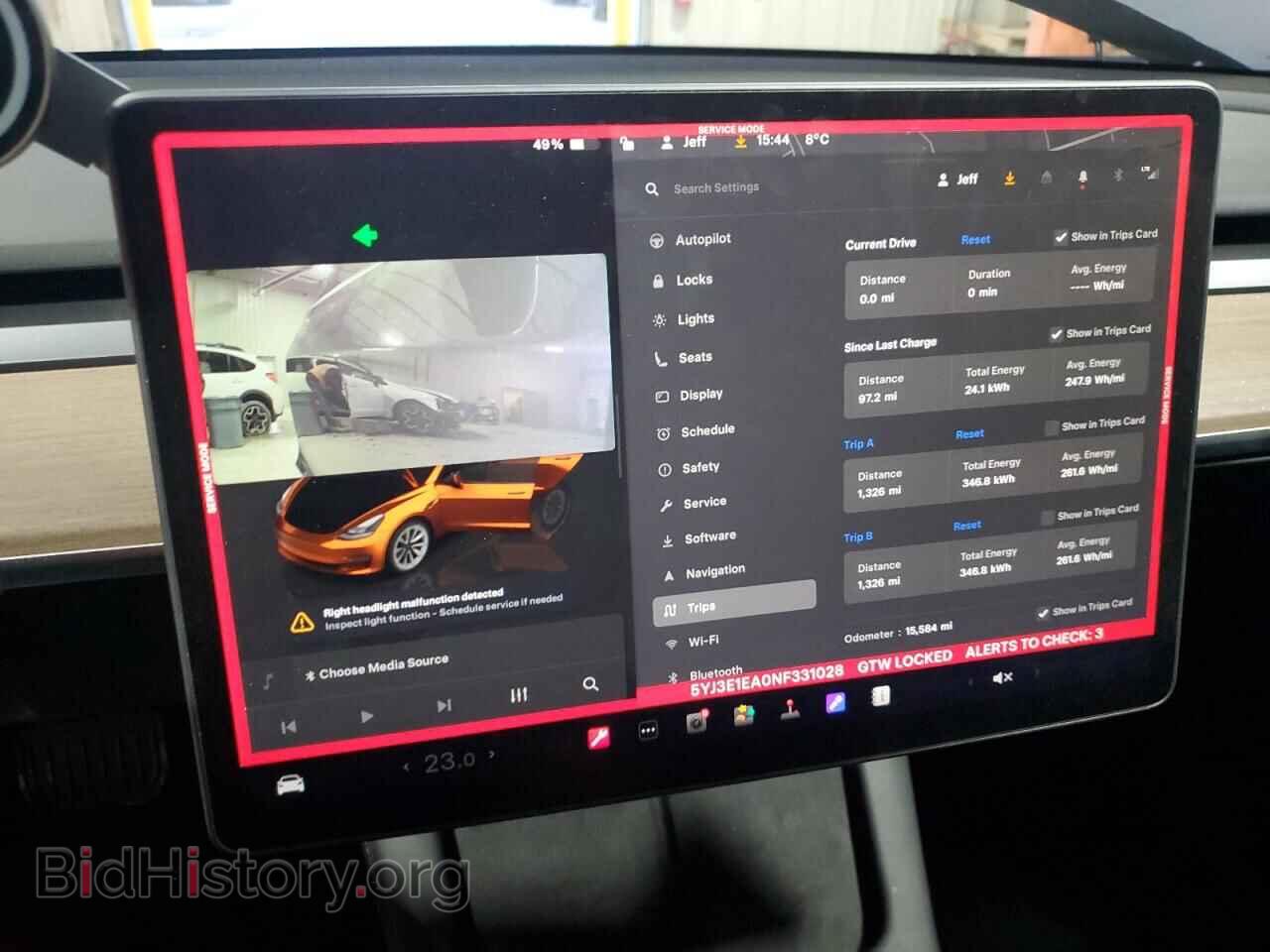2022 TESLA MODEL 3 - VIN: 5YJ3E1EA0NF331028 - Photo 9