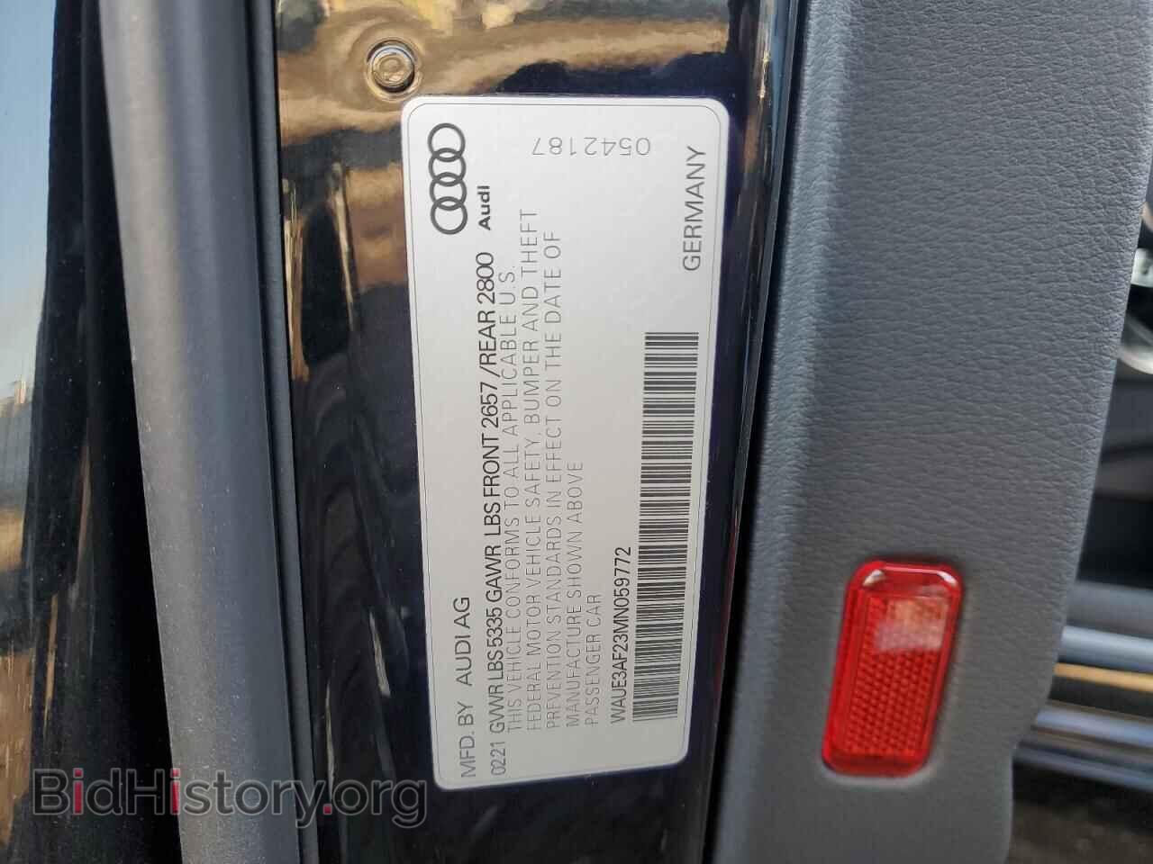 2021 AUDI A6 - VIN: WAUE3AF23MN059772 - Photo 12