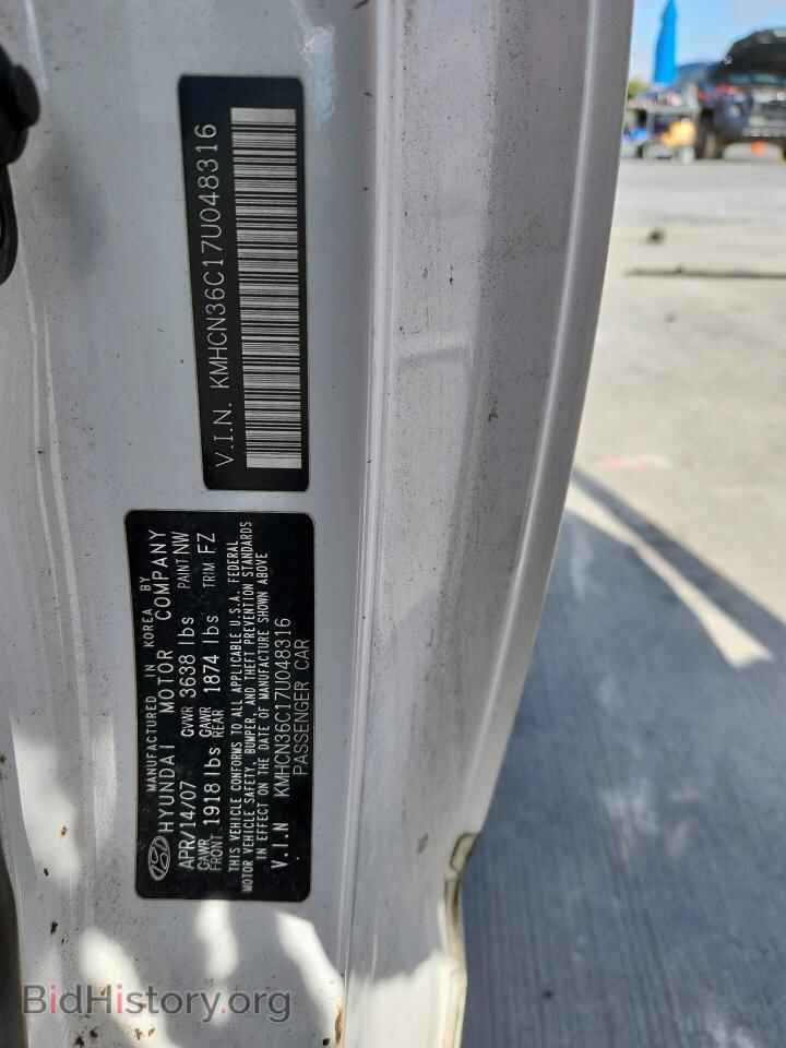 2007 HYUNDAI ACCENT - VIN: KMHCN36C17U048316 - Фото 13