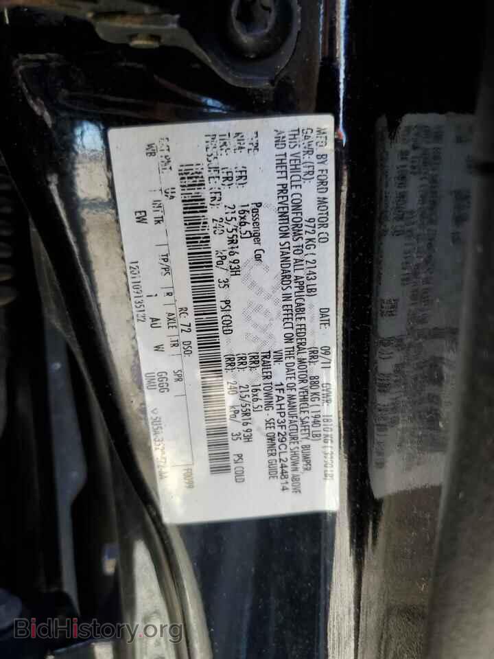 2012 FORD FOCUS - VIN: 1FAHP3F29CL244814 - Фото 12