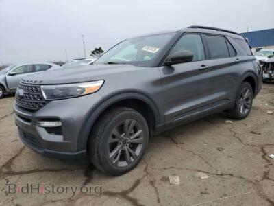2021 Ford EXPLORER XLT, gray — VIN 1FMSK8DH3MGC19450, Copart