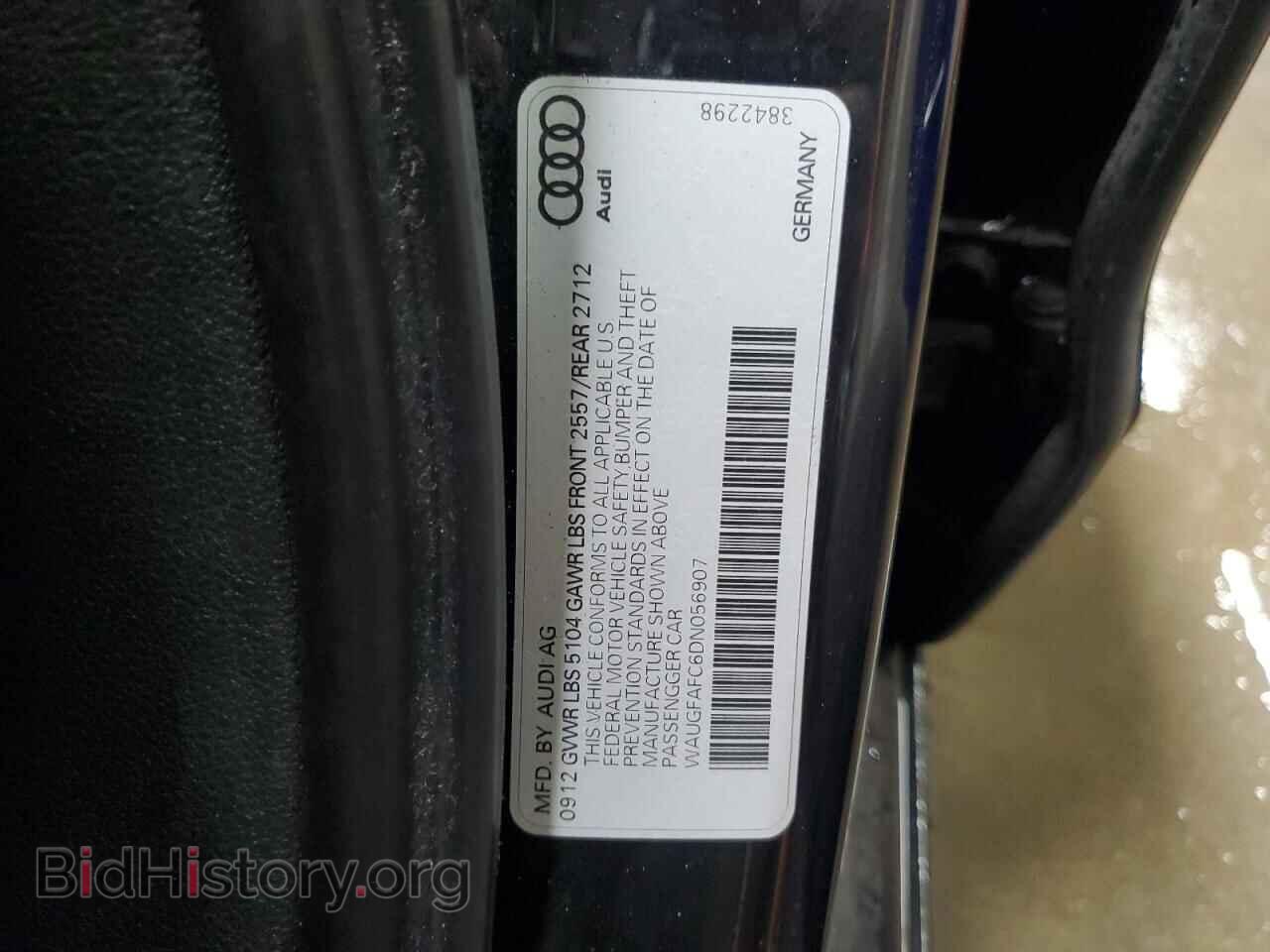 2013 AUDI A6 - VIN: WAUGFAFC6DN056907 - Photo 12