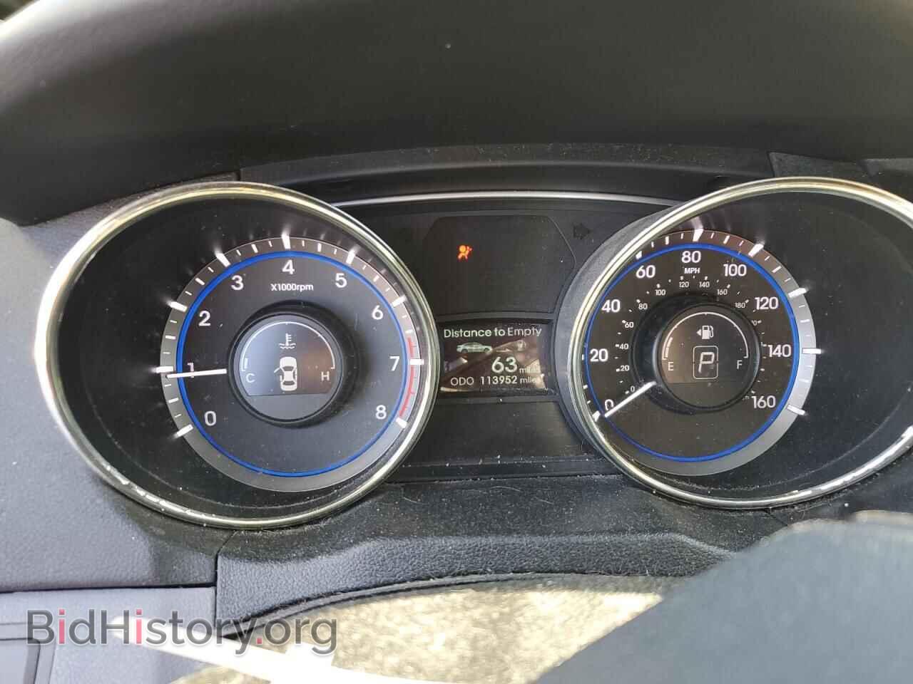 2012 HYUNDAI SONATA - VIN: 5NPEC4AC6CH334487 - Фото 9