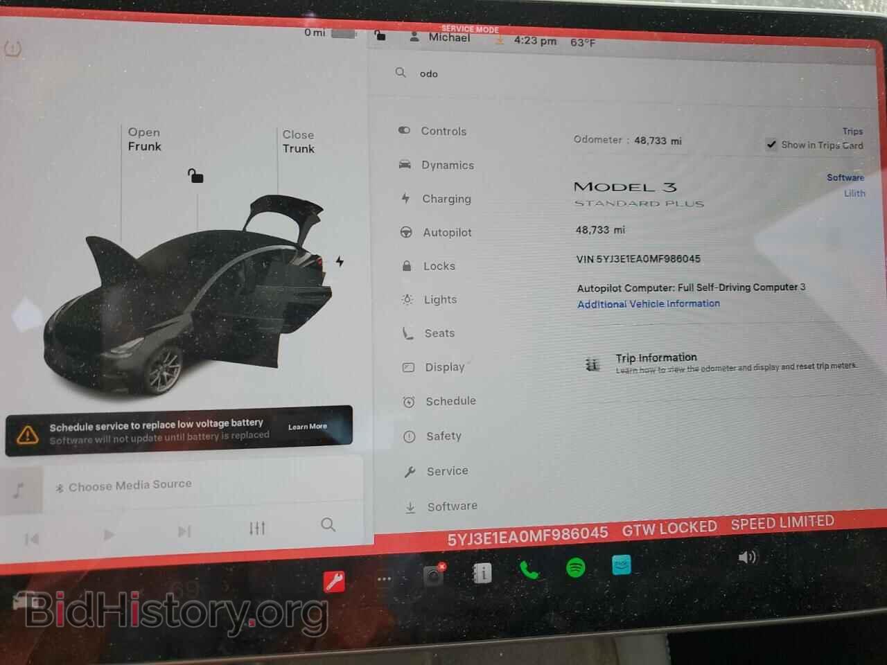 2021 TESLA MODEL 3 - VIN: 5YJ3E1EA0MF986045 - Photo 9
