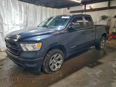 2019 RAM 1500, blue — VIN 1C6SRFCT3KN652079, Copart