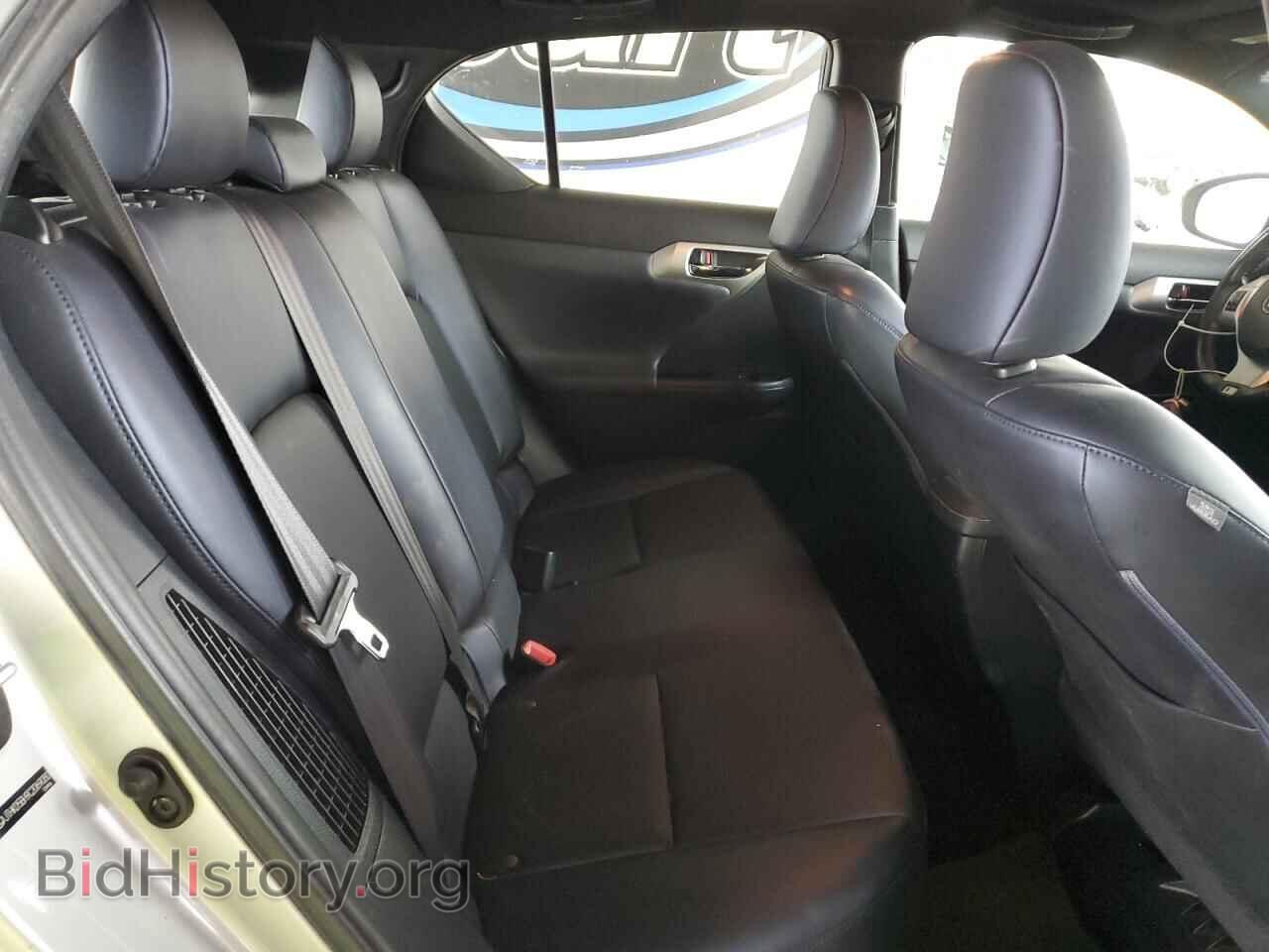 2012 LEXUS CT 200 - VIN: JTHKD5BH9C2069080 - Фото 10