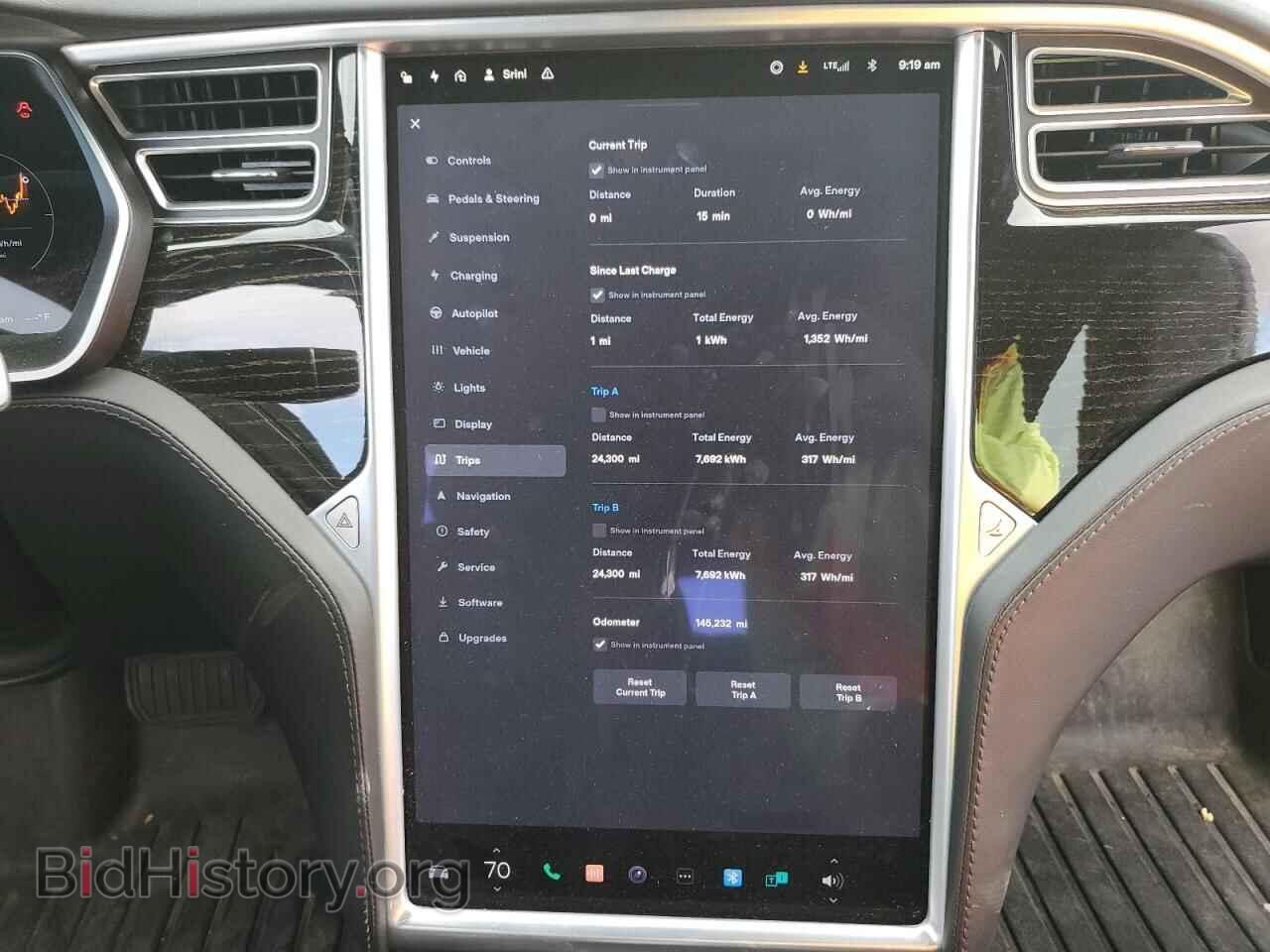 2017 TESLA MODEL S - VIN: 5YJSA1E23HF215021 - Photo 9