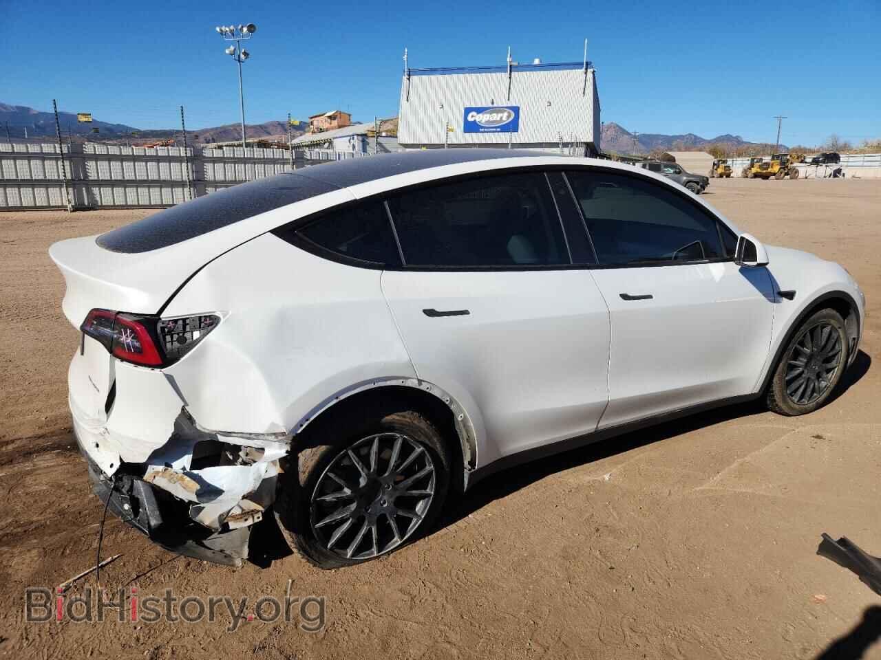 2020 TESLA MODEL Y - VIN: 5YJYGDEEXLF032616 - Фото 3