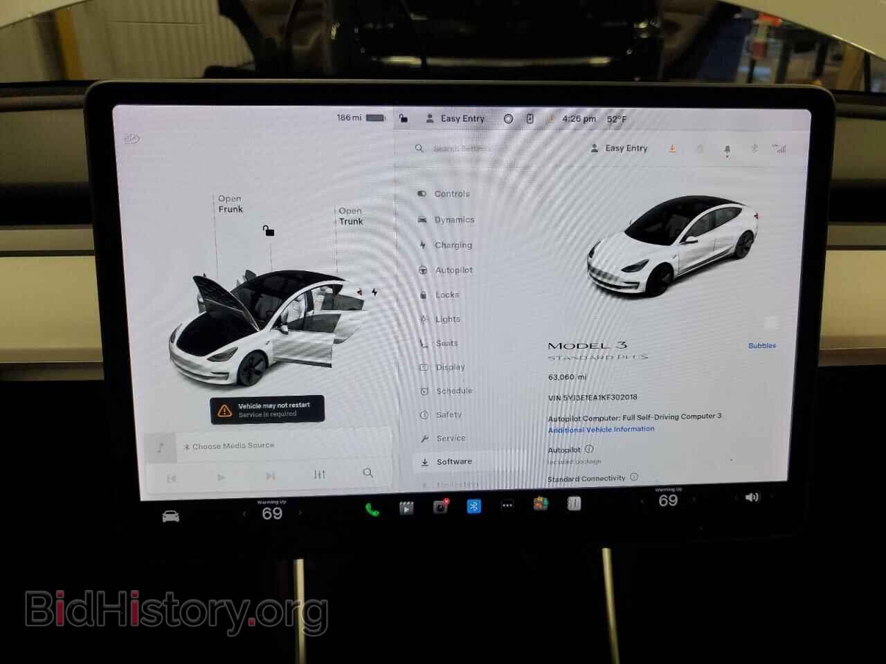 2019 TESLA MODEL 3 - VIN: 5YJ3E1EA1KF302018 - Фото 9
