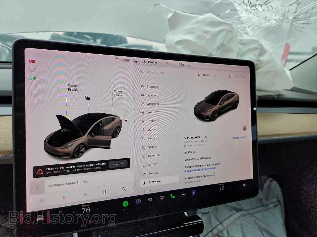 2018 TESLA MODEL 3 - VIN: 5YJ3E1EBXJF065357 - Фото 9