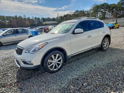 2017 Infiniti QX50, белый — VIN JN1BJ0RPXHM387430, Copart