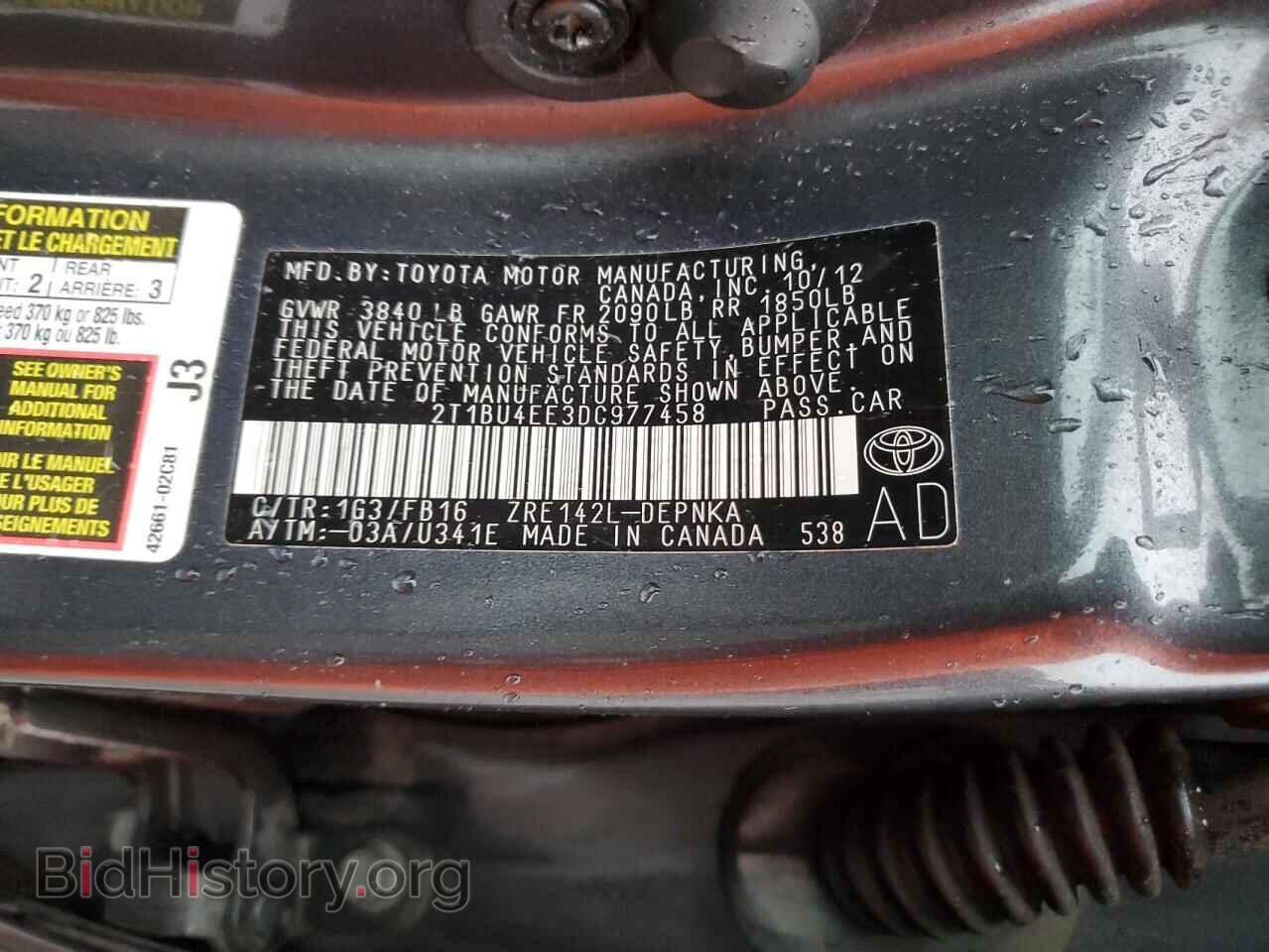 2013 TOYOTA COROLLA - VIN: 2T1BU4EE3DC977458 - Photo 13