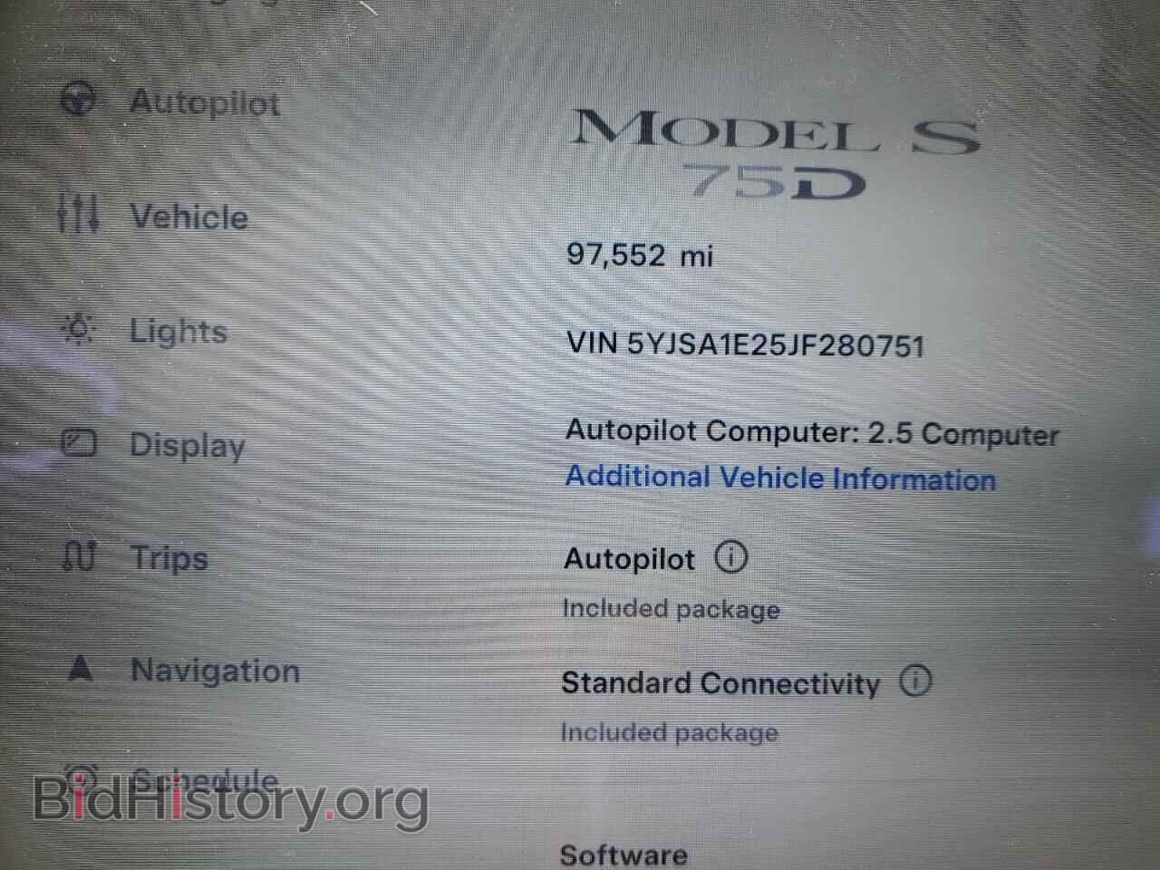 2018 TESLA MODEL S - VIN: 5YJSA1E25JF280751 - Photo 9