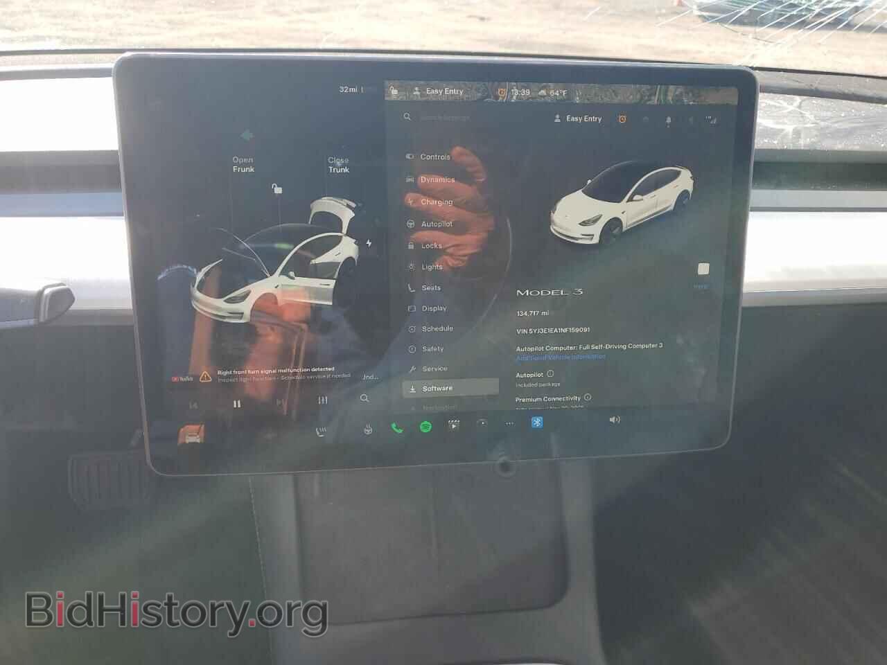 2022 TESLA MODEL 3 - VIN: 5YJ3E1EA1NF159091 - Photo 9