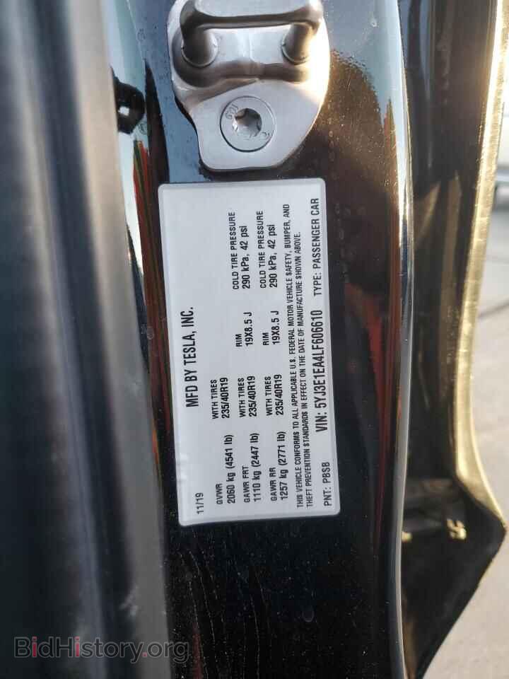 2020 TESLA MODEL 3 - VIN: 5YJ3E1EA4LF606610 - Photo 13