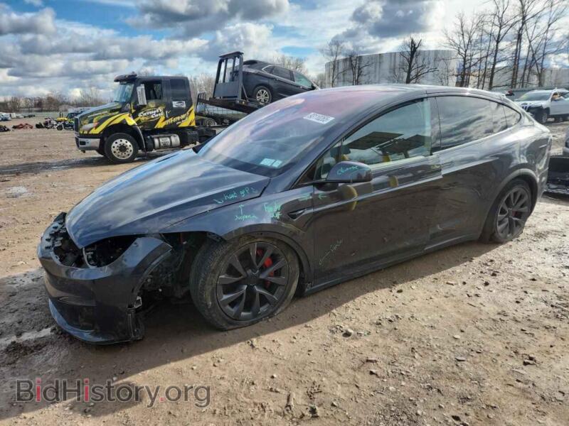 2024 Tesla MODEL X (VIN 7SAXCBE65RF439713) — photo 1 of 13, Copart, damage: front end