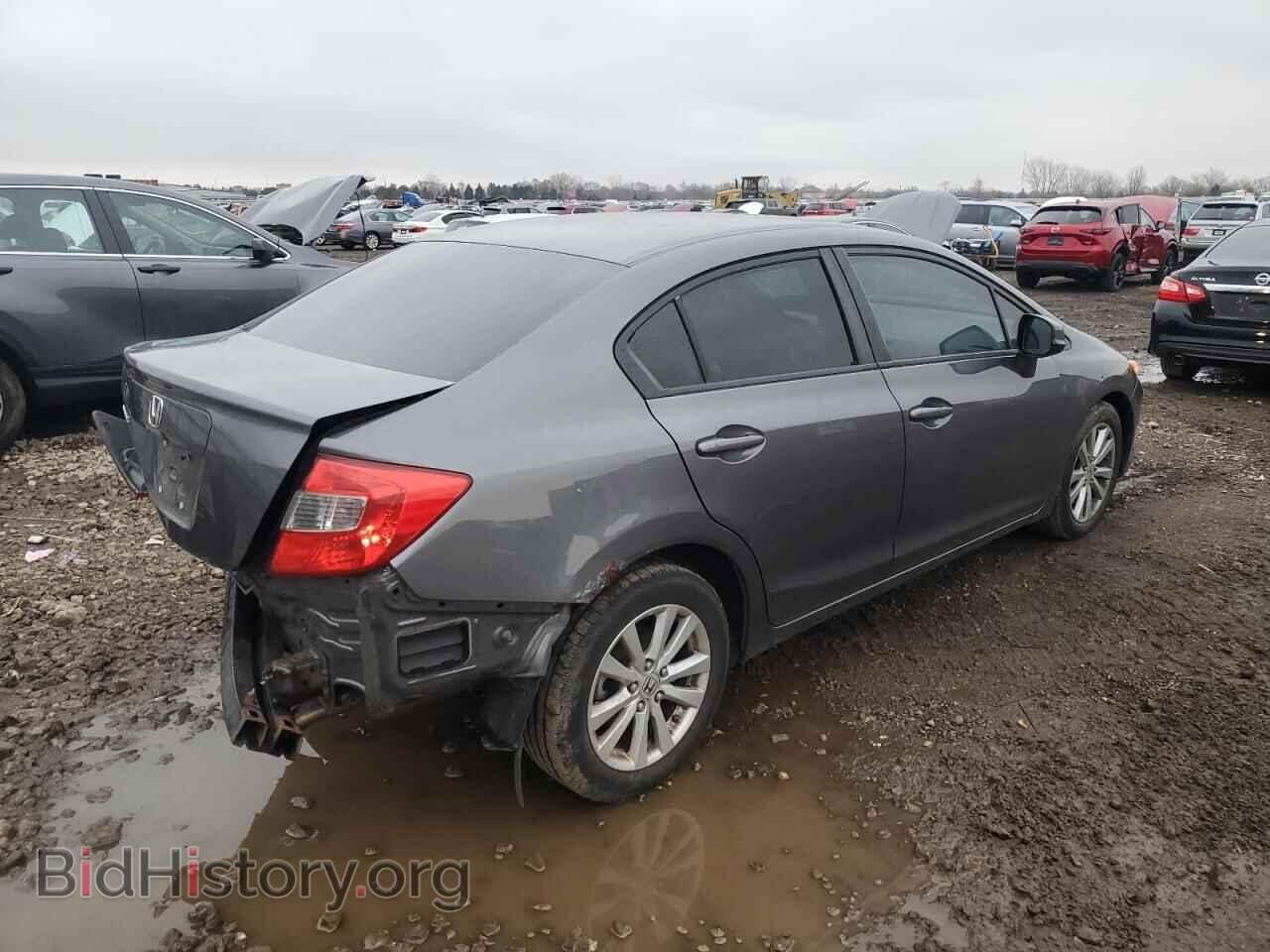 2012 HONDA CIVIC - VIN: 19XFB2F93CE009437 - Фото 3