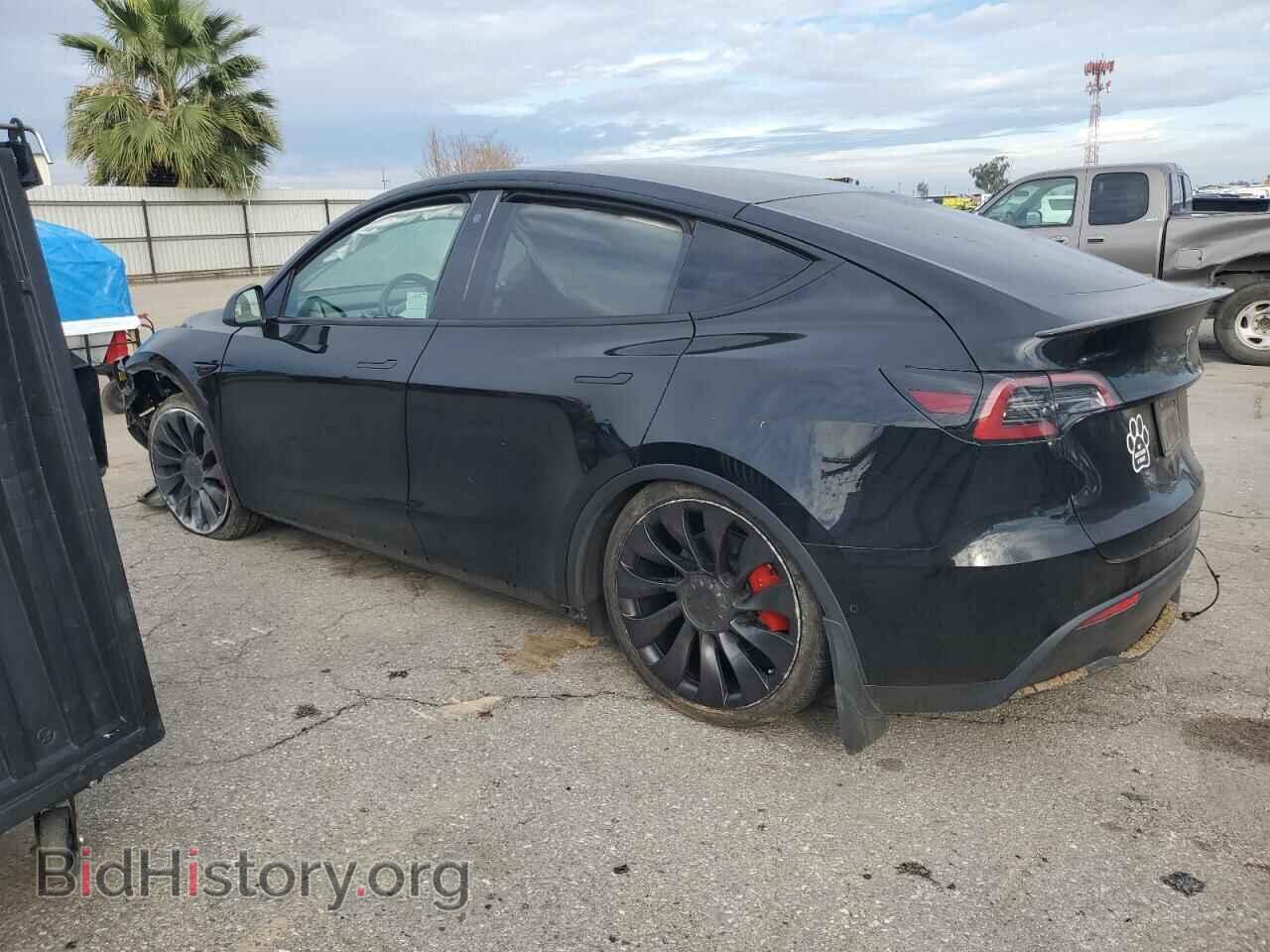 2022 TESLA MODEL Y - VIN: 7SAYGDEF2NF487412 - Фото 2