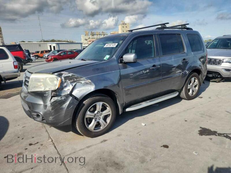 2012 Honda PILOT EXL (VIN 5FNYF3H65CB013246) — photo 1 of 13, Copart, damage: front end