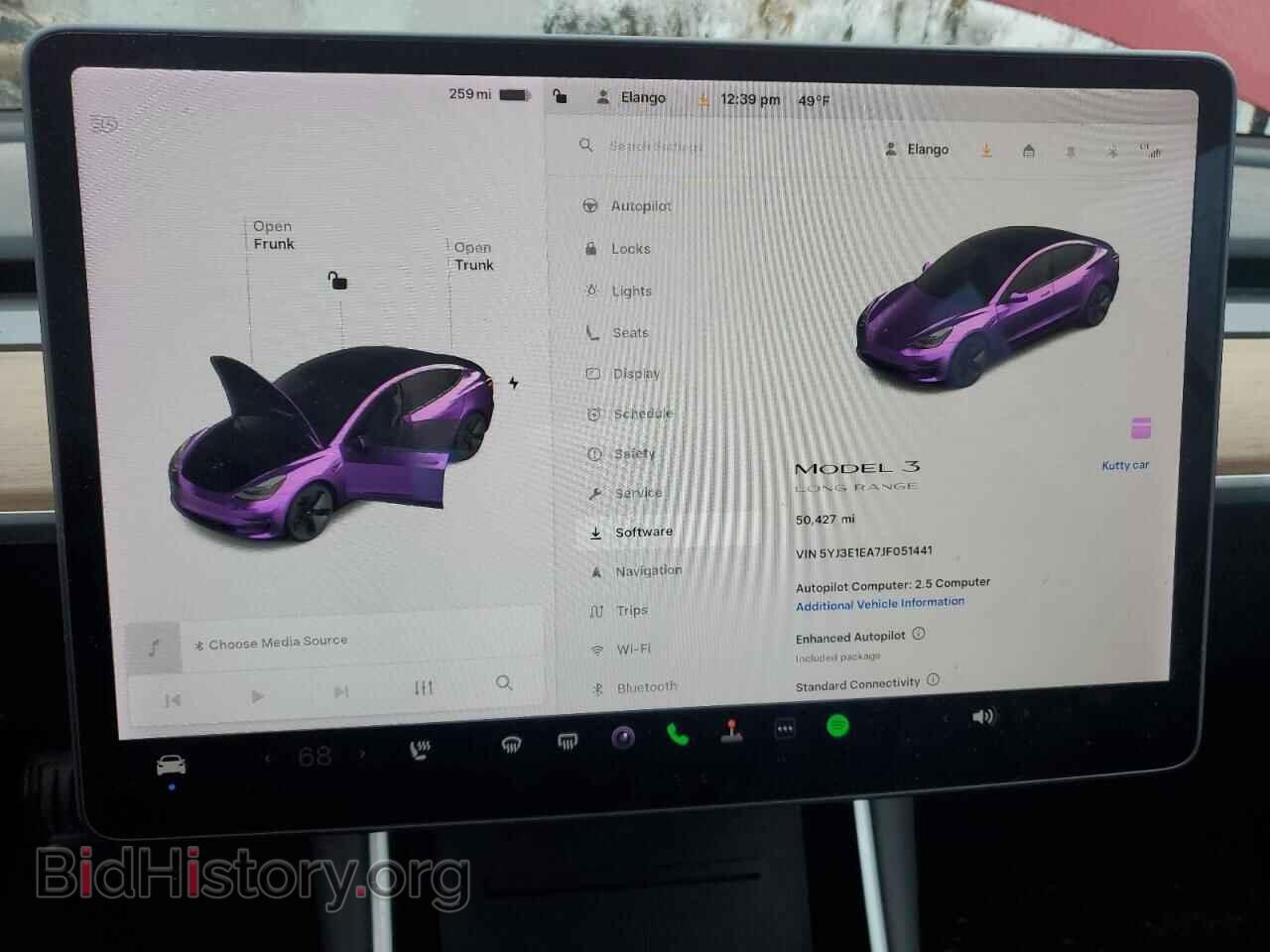 2018 TESLA MODEL 3 - VIN: 5YJ3E1EA7JF051441 - Photo 9