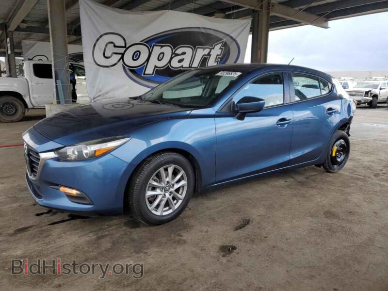 2017 Mazda 3 Sport (VIN JM1BN1K74H1121663) — photo 1 of 12, Copart, damage: rear end