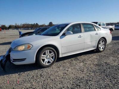 2013 Chevrolet IMPALA LT, белый — VIN 2G1WB5E37D1180259, Copart