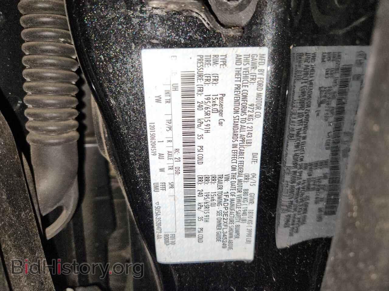2015 FORD FOCUS - VIN: 1FADP3E2XFL345249 - Фото 13