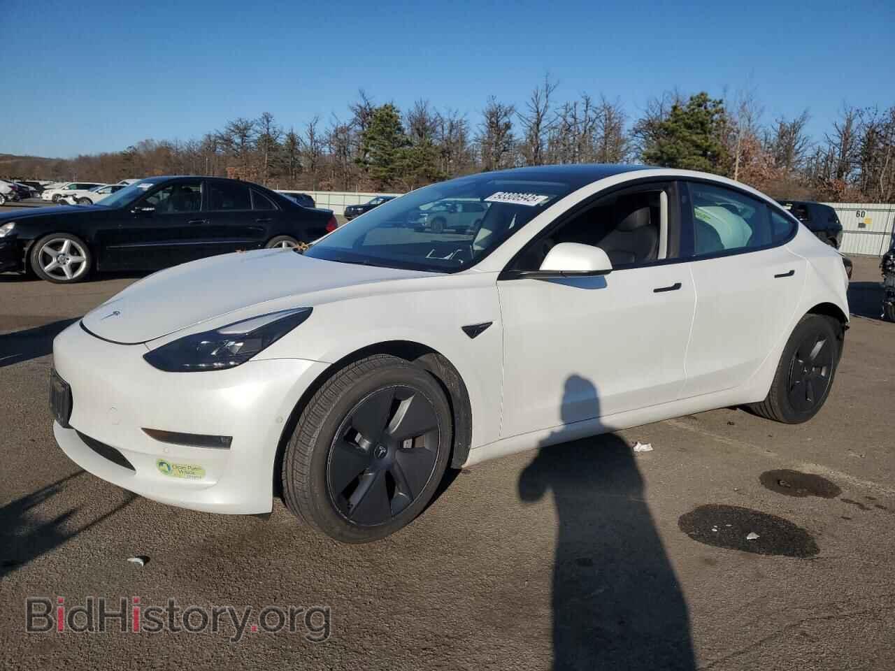 Photo 5YJ3E1EB7NF340060 - TESLA MODEL 3 2022