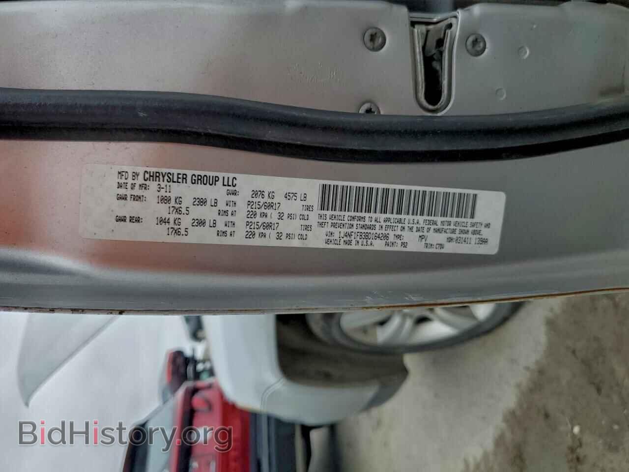 2011 JEEP COMPASS - VIN: 1J4NF1FB3BD164206 - Фото 13