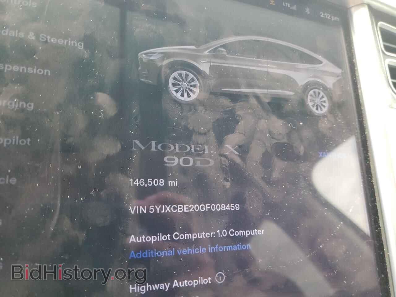 2016 TESLA MODEL X - VIN: 5YJXCBE20GF008459 - Фото 9