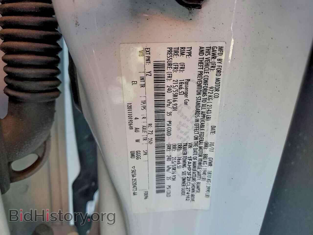 2012 FORD FOCUS - VIN: 1FAHP3F2XCL274162 - Фото 13