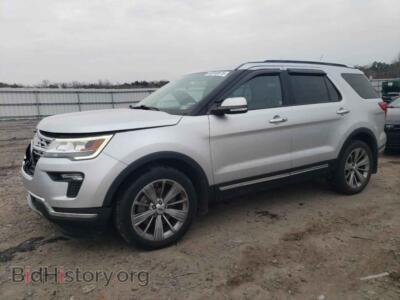 2018 Ford EXPLORER Limited, silver — VIN 1FM5K8F83JGB76010, Copart