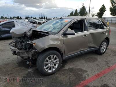 2013 Ford EDGE Limited, brown — VIN 2FMDK3KC7DBA07869, Copart