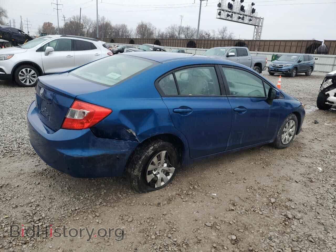 2012 HONDA CIVIC - VIN: 19XFB2F56CE063974 - Фото 3