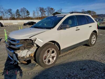 2013 Ford EDGE SE, white — VIN 2FMDK3G99DBB09686, Copart