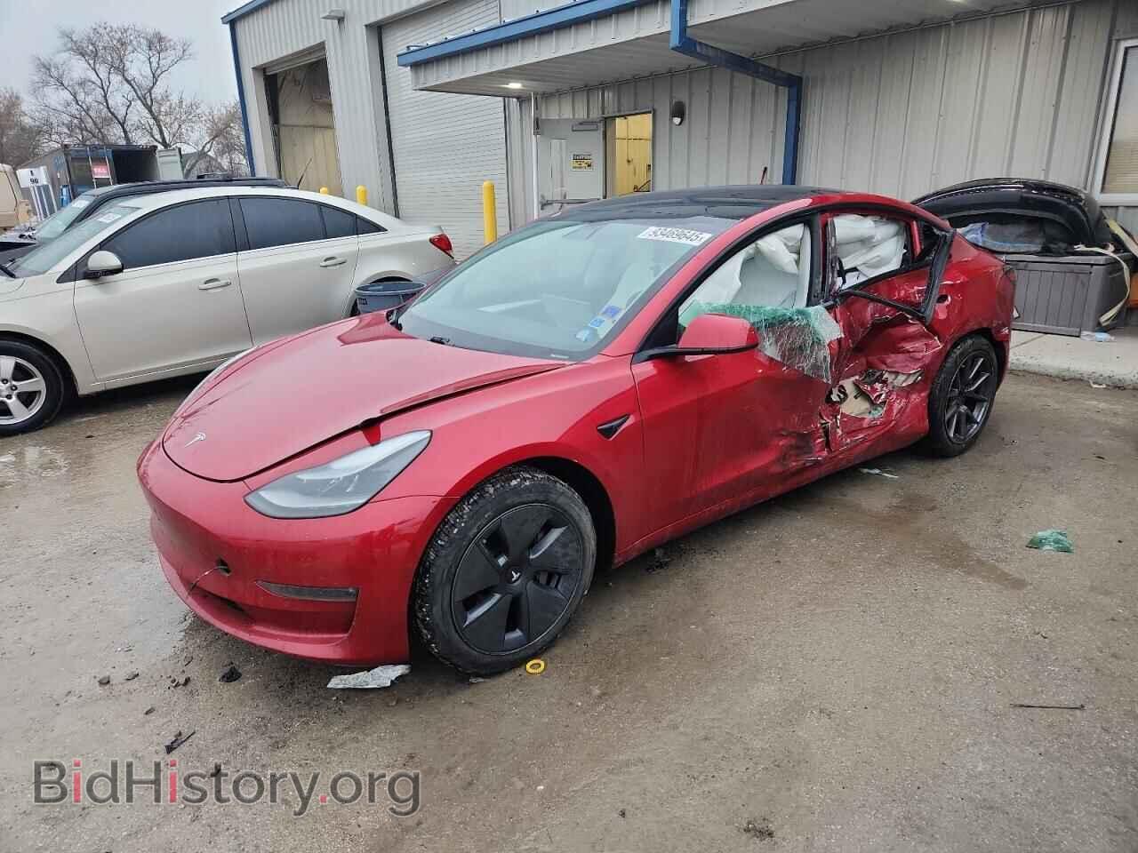 Photo 5YJ3E1EB7MF033471 - TESLA MODEL 3 2021