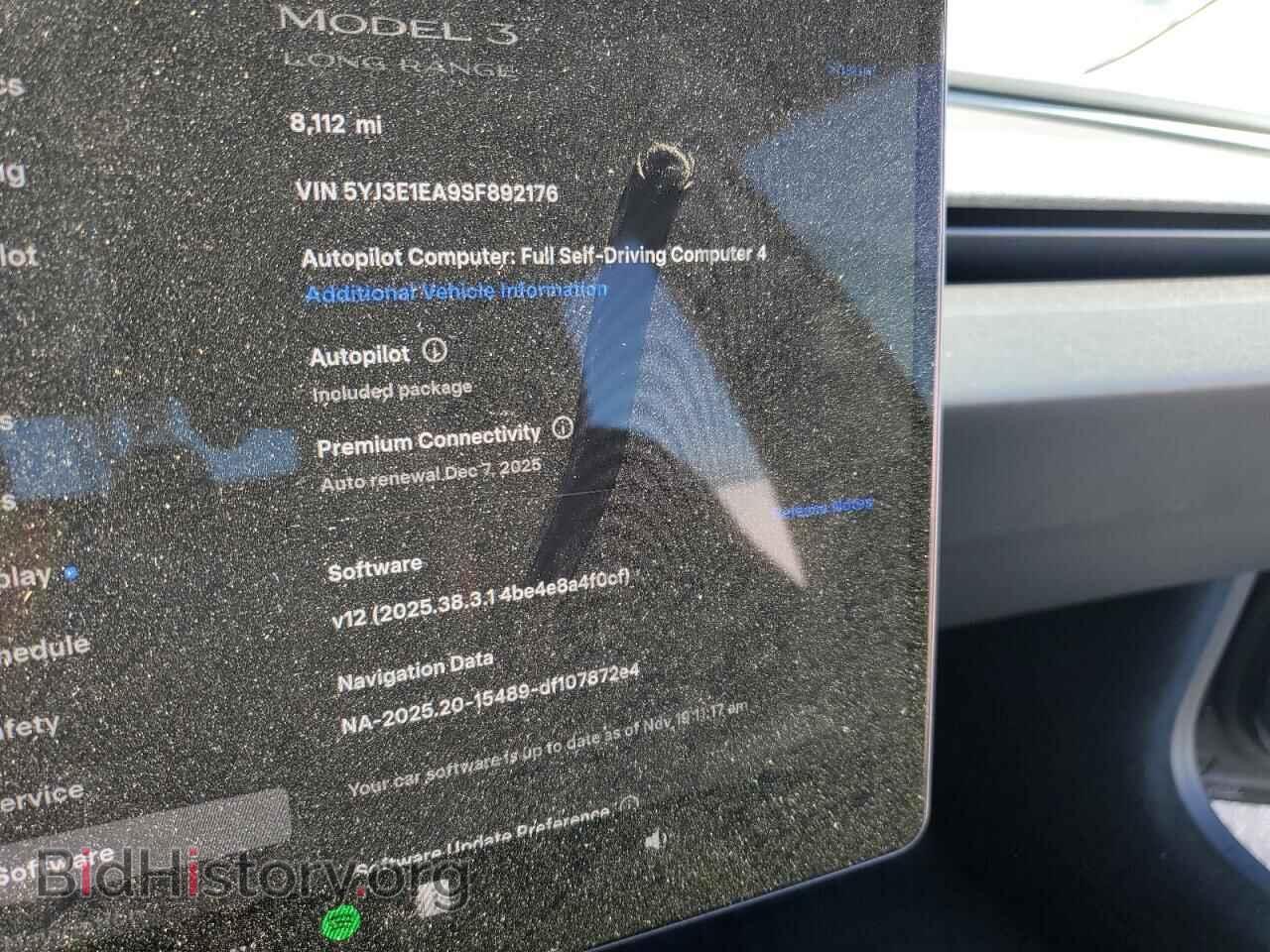 2025 TESLA MODEL 3 - VIN: 5YJ3E1EA9SF892176 - Photo 9
