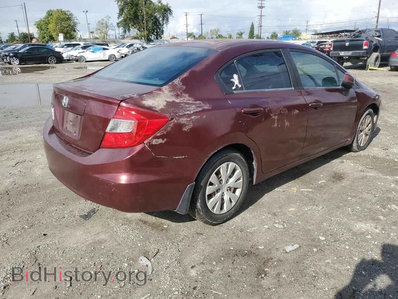 2012 HONDA CIVIC - VIN: 2HGFB2F54CH572726 - Фото 3