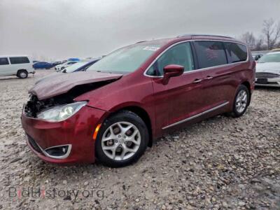 2017 Chrysler PACIFICA Touring L Plus, burgundy — VIN 2C4RC1EG8HR757434, Copart