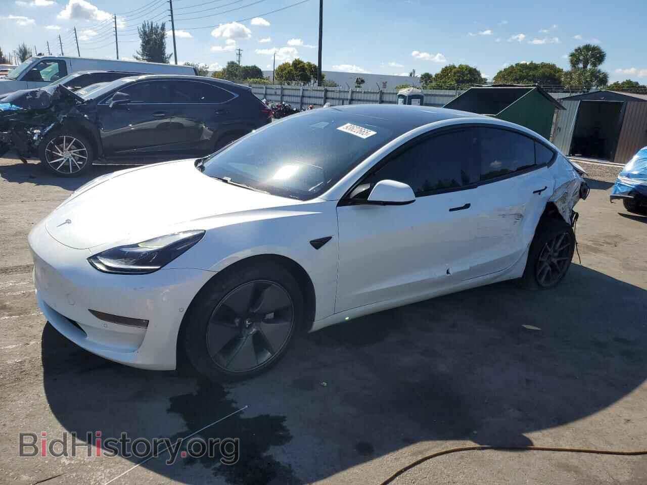 Photo 5YJ3E1EB2MF919231 - TESLA MODEL 3 2021