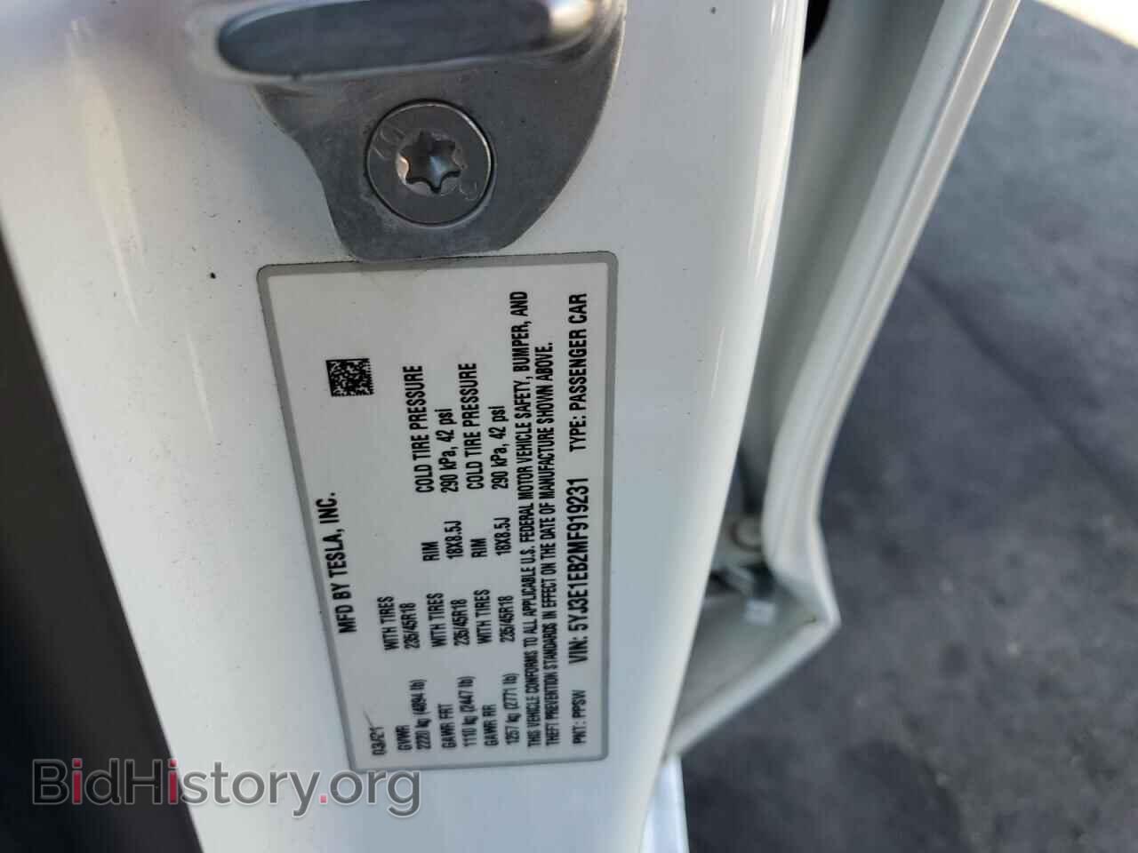 2021 TESLA MODEL 3 - VIN: 5YJ3E1EB2MF919231 - Photo 12