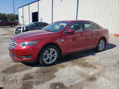 2017 Ford TAURUS SEL, красный — VIN 1FAHP2E81HG144335, Copart