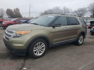 2013 Ford EXPLORER XLT, green — VIN 1FM5K7D87DGB51256, Copart