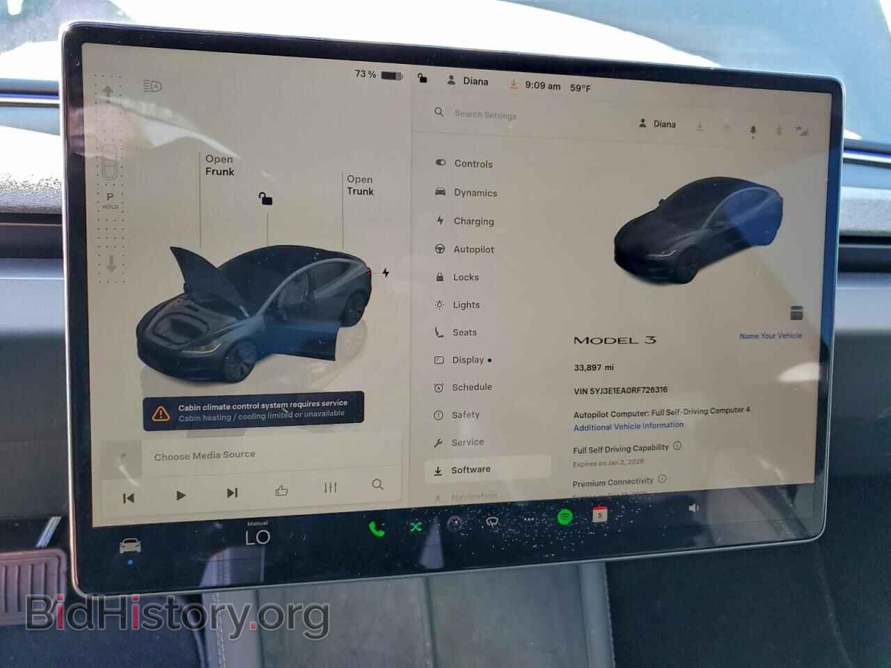 2024 TESLA MODEL 3 - VIN: 5YJ3E1EA0RF726316 - Photo 9