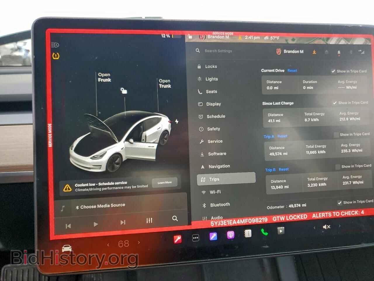 2021 TESLA MODEL 3 - VIN: 5YJ3E1EA4MF098219 - Фото 9