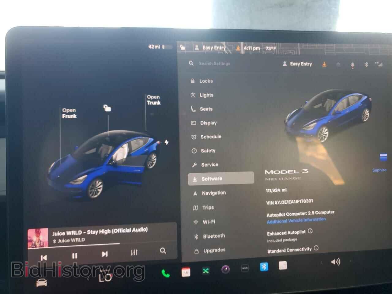 2018 TESLA MODEL 3 - VIN: 5YJ3E1EA1JF178301 - Photo 9